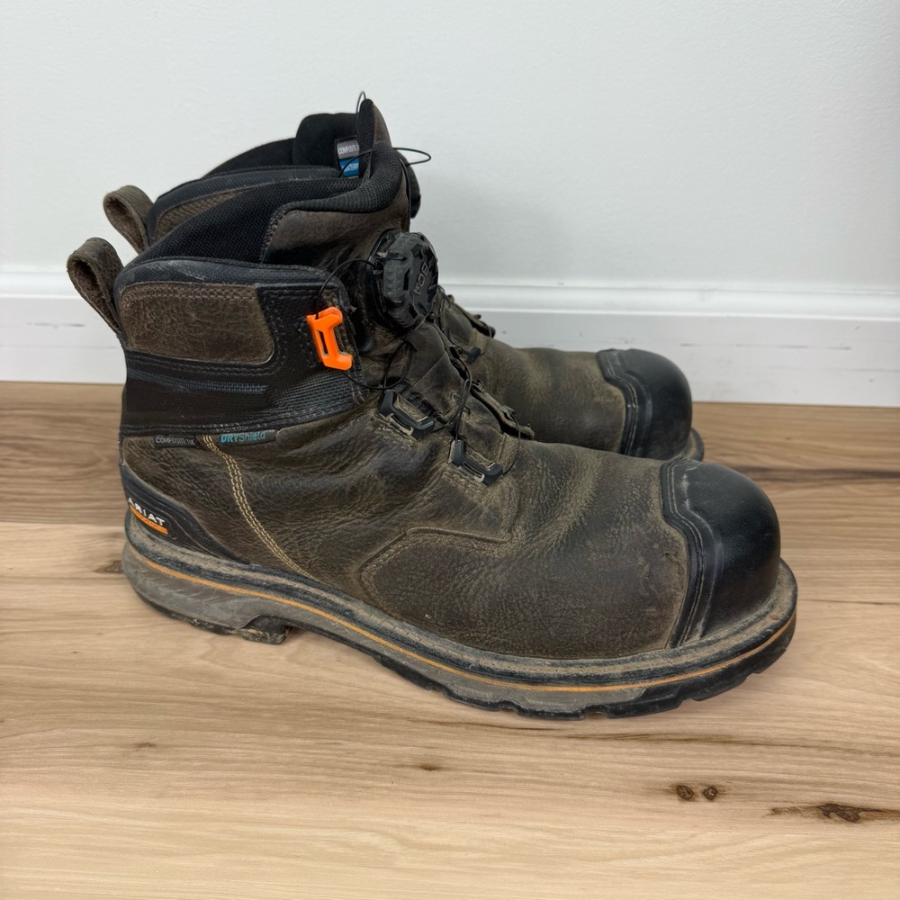 Ariat Brown Work Boots with Composite Toe
